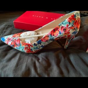 🆕 2 Pairs/$100.00 Multi Color Flower Print Pump